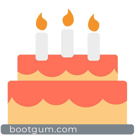 Animated GIF 27 – Birthday Cake – Bootgum